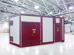 Complete transformer substations of modular type